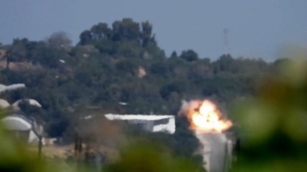 תיעוד טיל הנ"ט שנורה לעבר ג'יפ צה"לי תיעוד טיל הנ"ט שנורה לעבר ג'יפ צה"לי