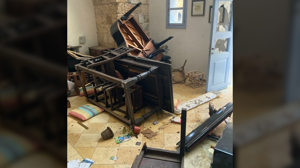 הערבסק בעכו הושחת הערבסק בעכו הושחת