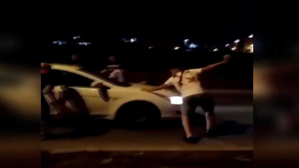 תקיפה של עיתנואי ערבי בקריית אתא תקיפה של עיתנואי ערבי בקריית אתא