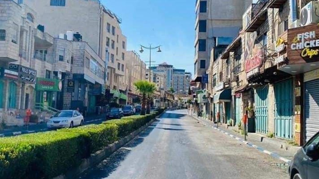 שביתה בגל רחבי הגדה המערבית ירושלים רמאללה/ בית לחם/ חברון