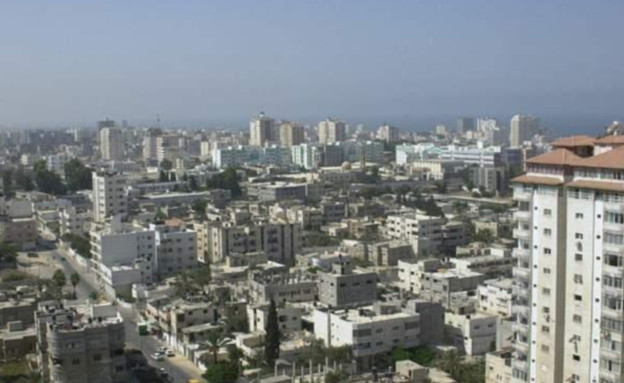 שכונת רימאל בעזה (צילום: google maps)