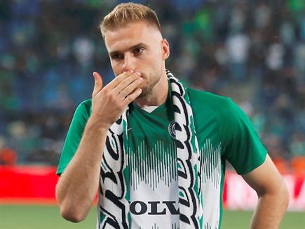 בוגדן פלאניץ'. יתמוך בחבריו מהיציע עד לסיום העונה (אלן שיבר)