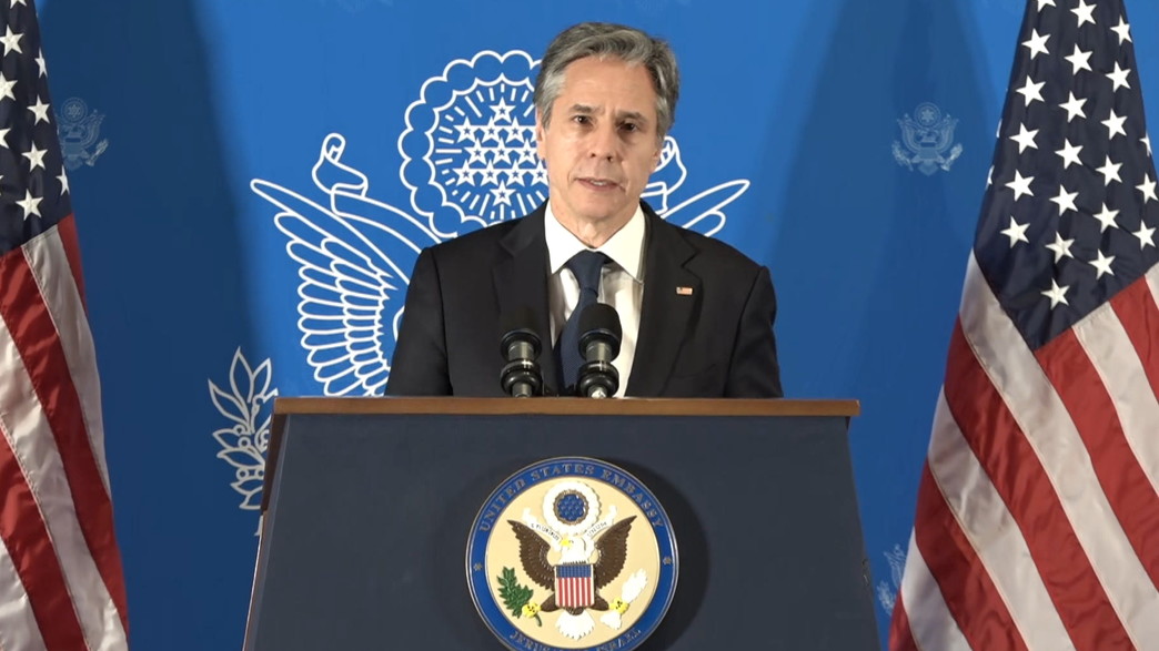 נתניהו ובלינקן במסיבת עיתונאים