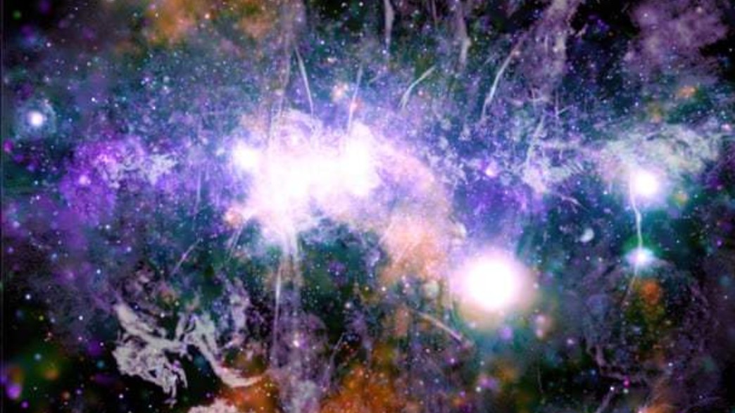 מרכז שביל החלב בתמונה של נאס"א