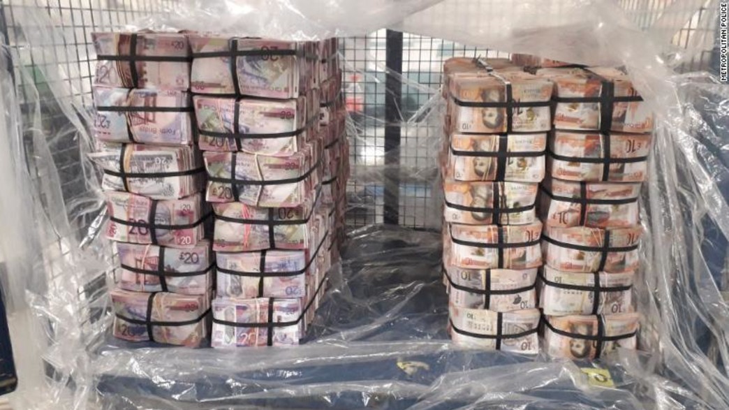 7 מיליון דולרים שנתפסו בלונדון