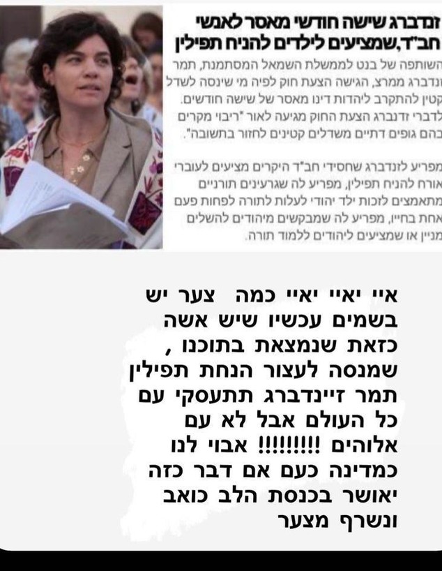 אביבית בר זוהר נגד תמר זנדברג. מאי 2021 (צילום: מתוך instagram)