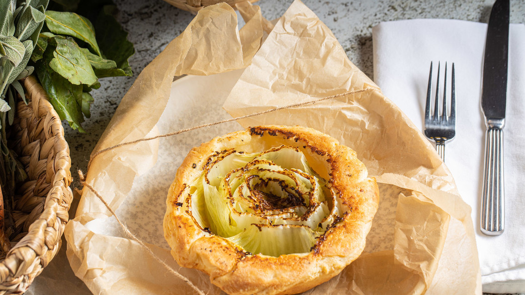 טארט כרוב סיני - חופית סרמילי טארט כרוב סיני - חופית סרמילי