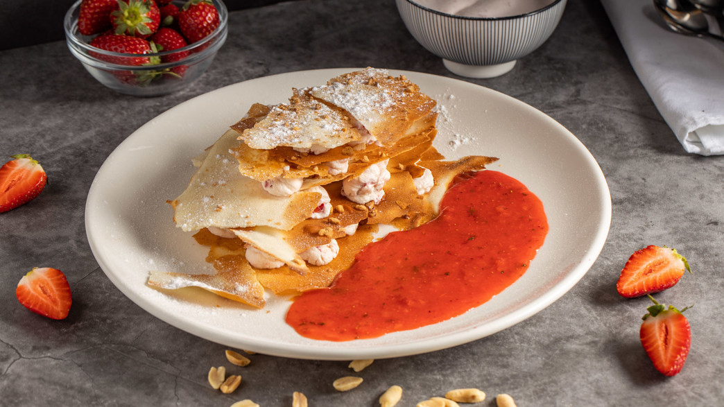 קינוח מסקרפונה תותים - אסף דיי