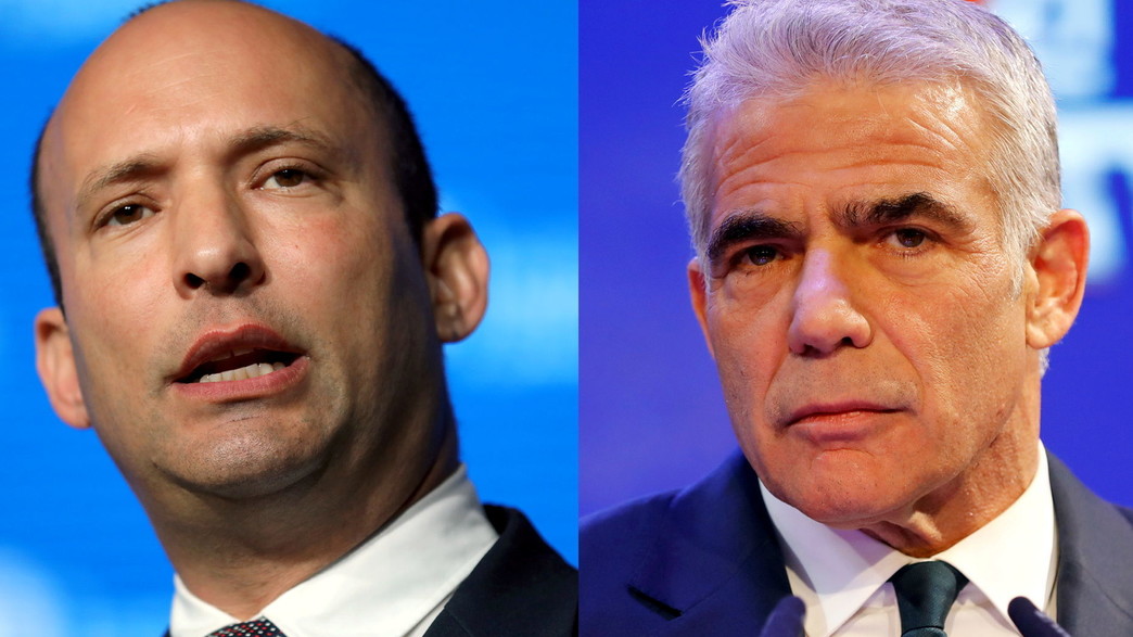 יאיר לפיד ונפתלי בנט