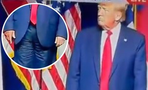 פדיחת המכנסיים של טראמפ (צילום: instagram)
