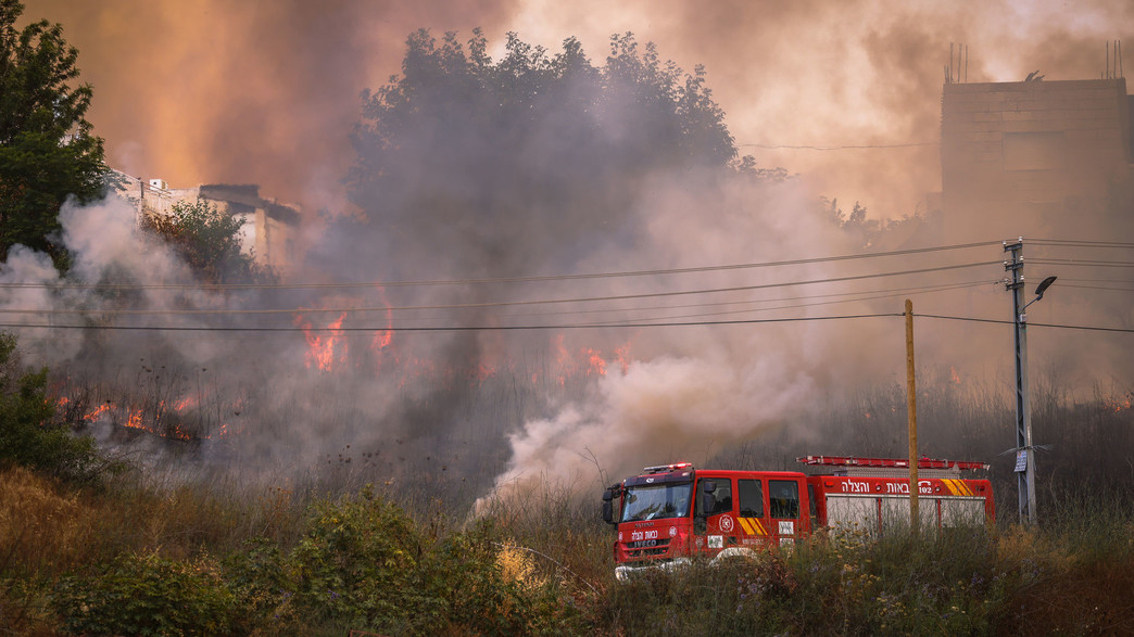 שריפה, כבאית, הרים, ירושלים שריפה, כבאית, הרים, ירושלים