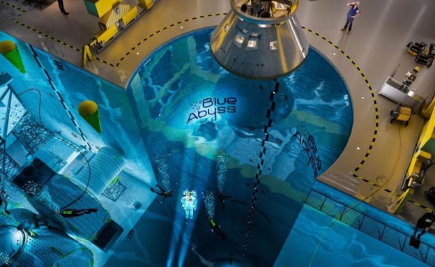הבריכה תסייע להכשרת אסטרונאוטים (צילום: blue abyss)