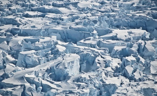 קרחון נמס באנטרקטיקה (צילום: Ian Joughin, AP)