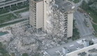 קריסת בניין במיאמי (צילום: cnn)