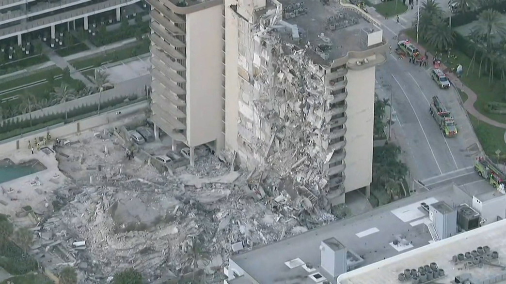 קריסת בניין במיאמי