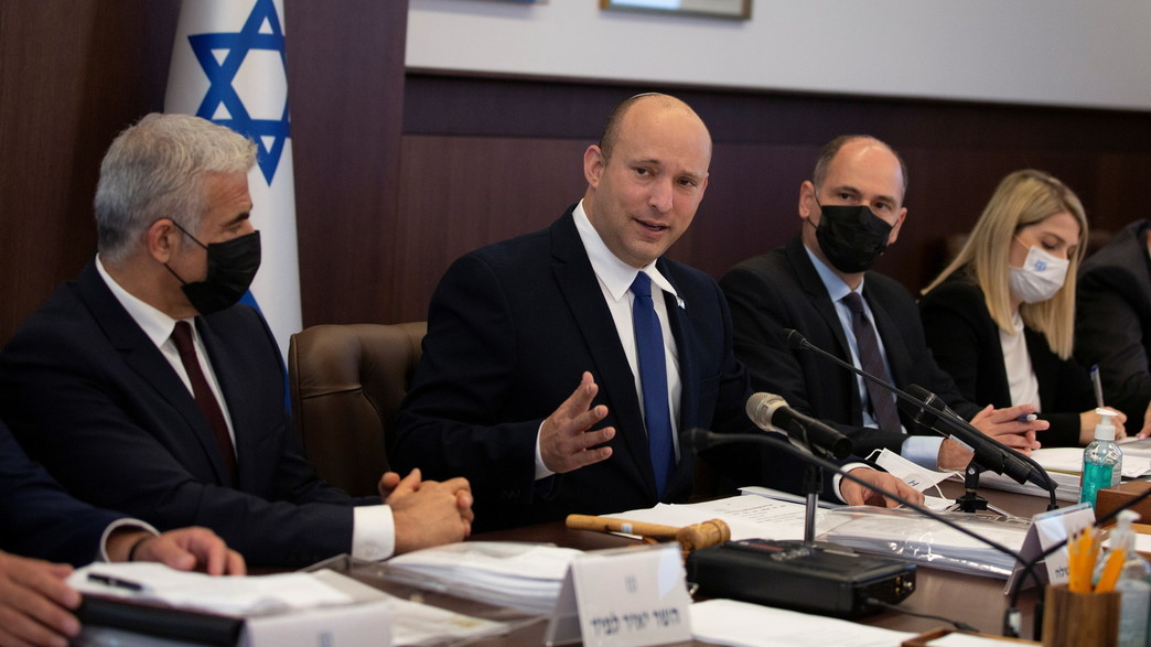 רה"מ נפתלי בנט ושר החוץ יאיר לפיד בישיבת הממשלה