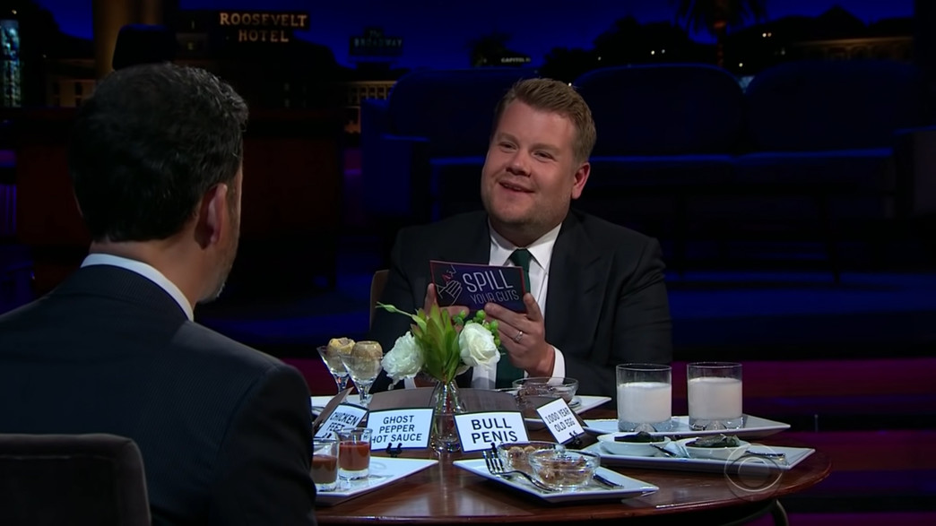ג'יימס קורדן, "The Late Late Show" (צילום: יוטיוב - The Late Late Show with James Corden, צילום מסך)