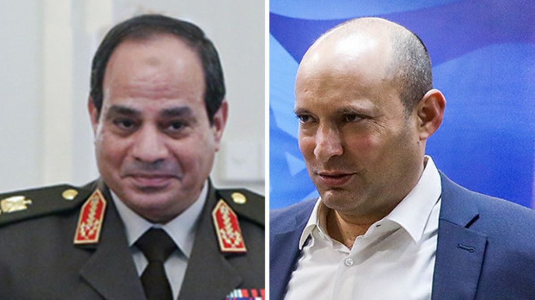 נפתלי בנט ועבד אל-פתאח א-סיסי נפתלי בנט ועבד אל-פתאח א-סיסי