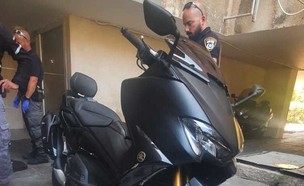 גניבת האופנוע של בן אל תבורי (צילום: איתוראן)