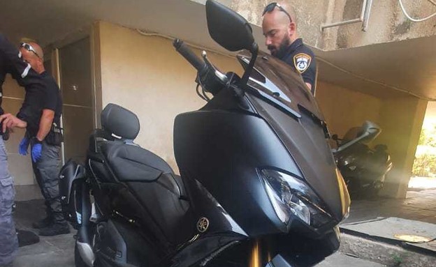 גניבת האופנוע של בן אל תבורי (צילום: איתוראן)