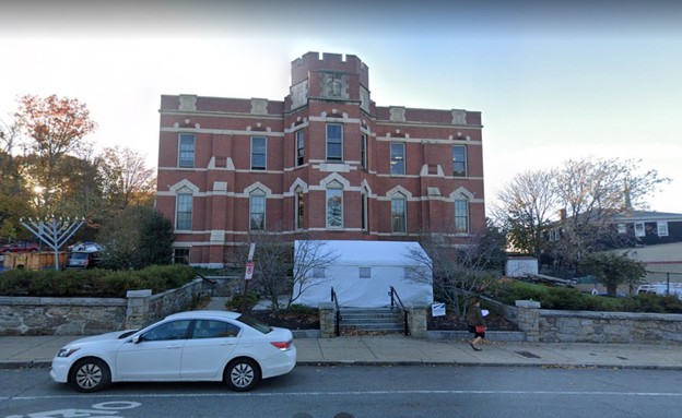 "בית שלום" הסמוך למקום האירוע בברייטון, בוסטון (צילום: google maps)