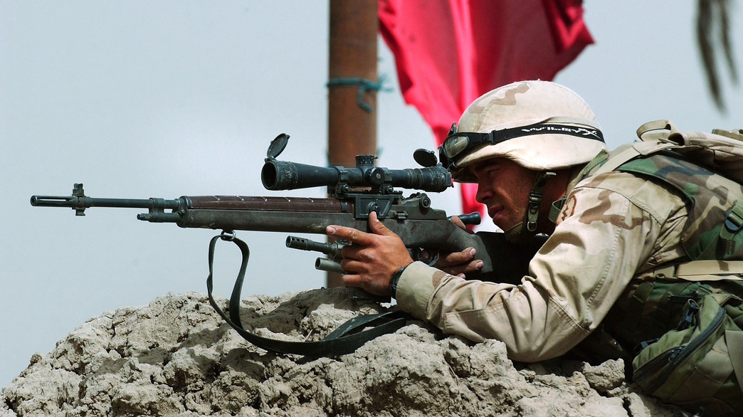 צלף אמריקאי, אילוסטרציה