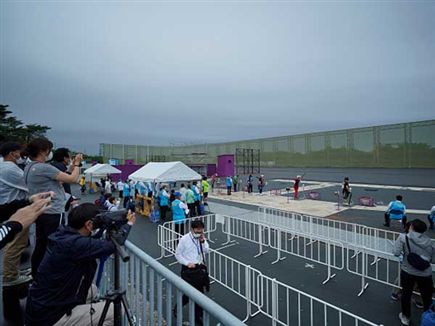 הבסיס הצבאי בו ייערכו תחרויות הקליעה (getty)