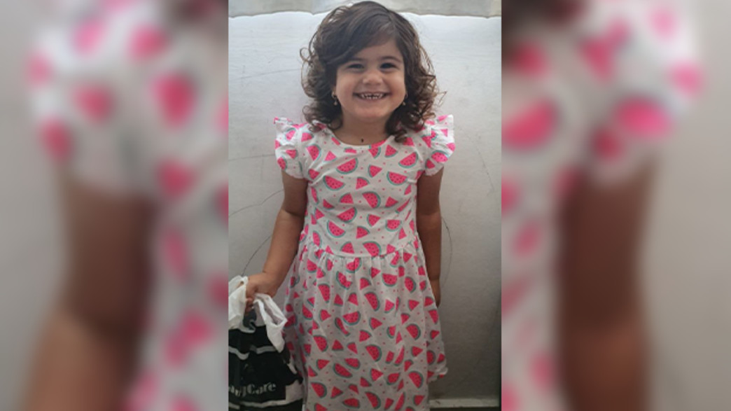 פנינה משה בת ה-4 שנהרגה מפגיעת כבאית בלוד