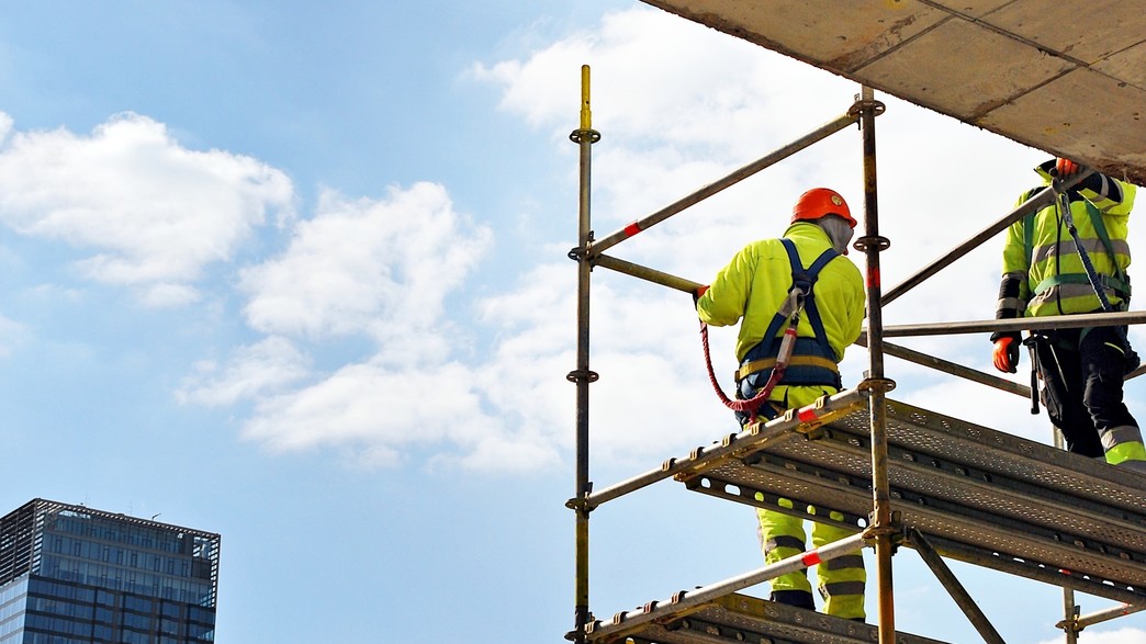 פועל בניין, פיגומים פועל בניין, פיגומים