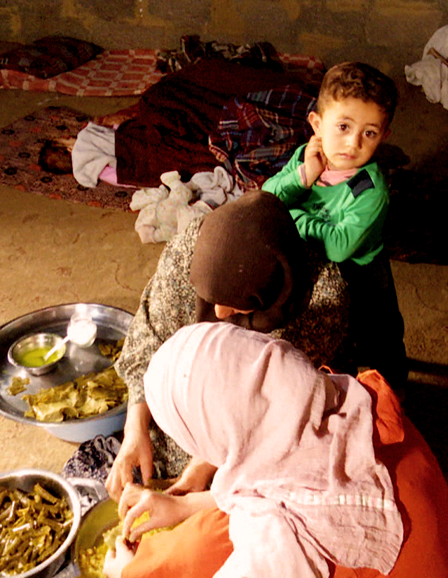 ילדים פלסתינים שחיים במערות (צילום: חדשות 12)