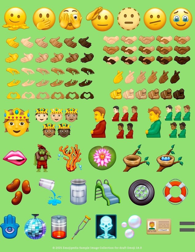 אימוג'יז חדשים (צילום: emojipedia)