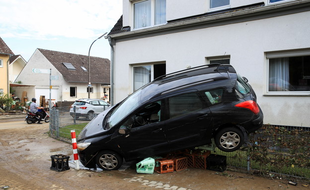 נזקי השיטפונות בגרמניה (צילום: reuters)