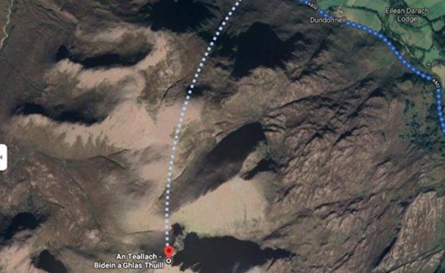אן צ'אלוך, גוגל מפות (צילום: mountaineering.scot)