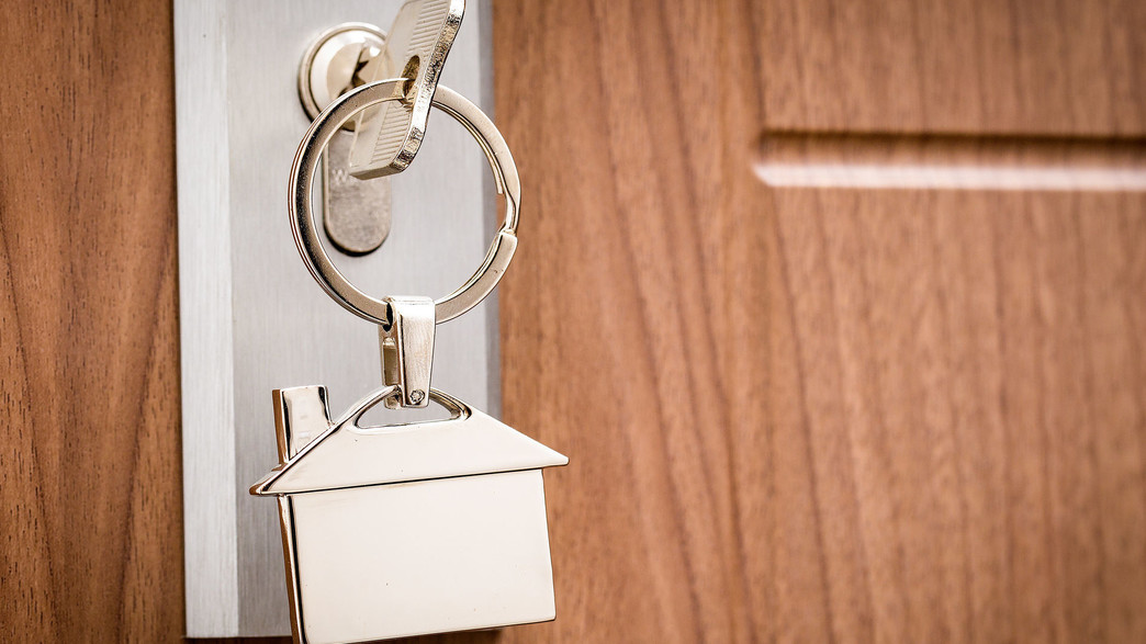 מפתח לדירה בצורת בית