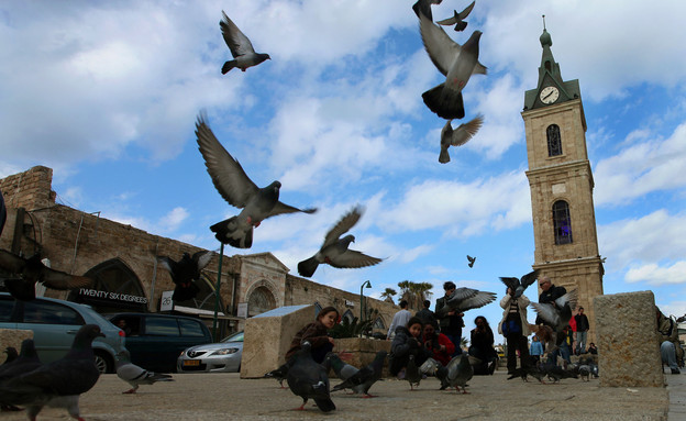 כיכר השעון יפו תל אביב (צילום: משה שי , פלאש 90)