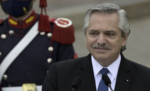 נשיא ארגנטינה אלברטו פרננדס (צילום: JUAN MABROMATA/AFP, GettyImages)