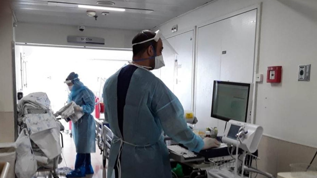 מחלקות הקורונה בבתי החולים