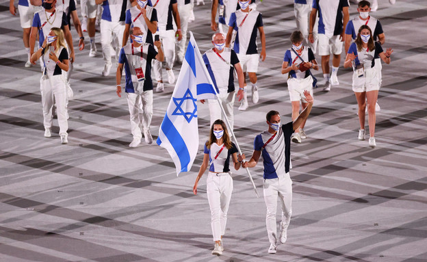 המשלחת הישראלית באולימפיאדת טוקיו 2020 (צילום: רויטרס)