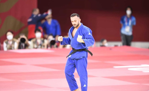 ברוך שמאילוב, מתחרה בג'ודו באולימפיאדת טוקיו 2020 (צילום: עמית שיסל, הוועד האולימפי בישראל)