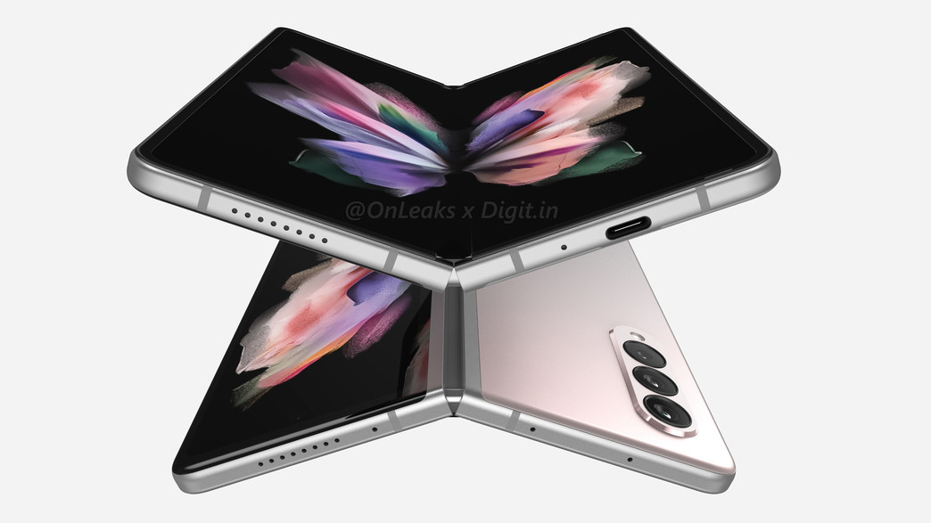 Galaxy Z Fold 3 (צילום: onleaks)