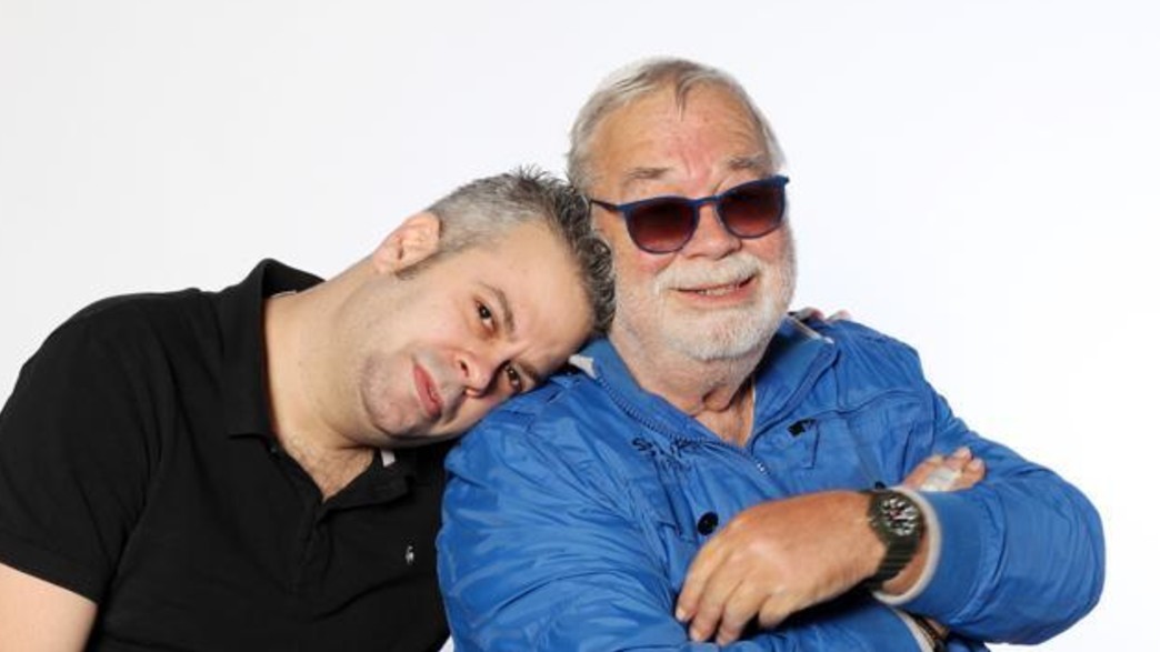 יהודה בארקן עם בנו רועי ברקן