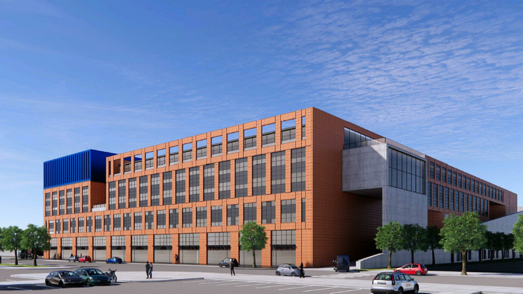 הדמיית המרכז הלוגיסטי בשהם