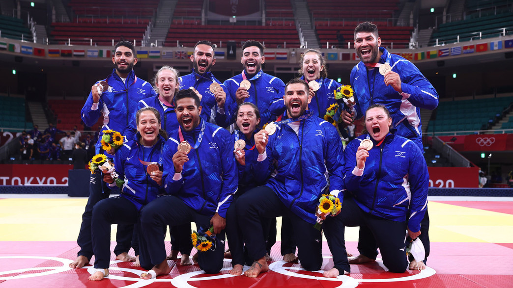 נבחרת ישראל בג'ודו מדלית ארד טוקיו 2020 נבחרת ישראל בג'ודו מדלית ארד טוקיו 2020