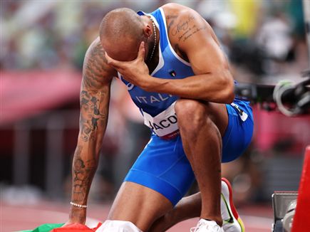 רגע מרגש מאוד עבור האיטלקי (GETTY)