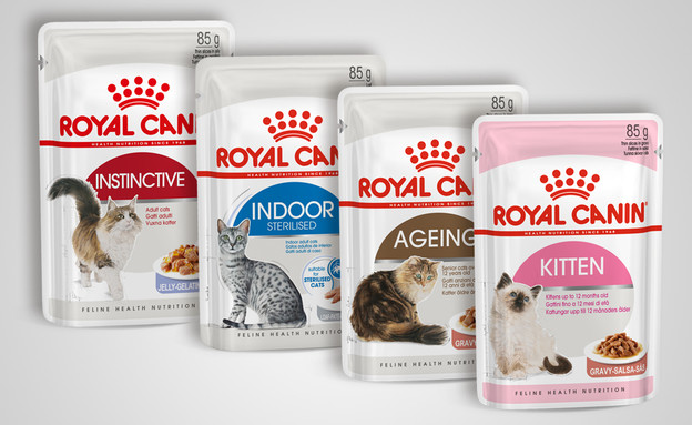 חדש על המדף 030821 פאוצ'ים של מזון רטוב לחתולים של רויאל קנין (צילום: יחצ רואיל קנין)