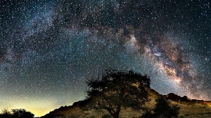 ליל כוכבים (צילום: אלון צנגוט, רשות הטבע והגנים)