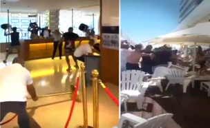 עובדים במלונות בישראל נוהגים באלימות (עיבוד: N12)