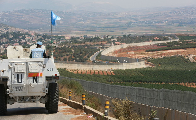 גבול ישראל לבנון עם כוחות האו"ם (צילום: רויטרס)