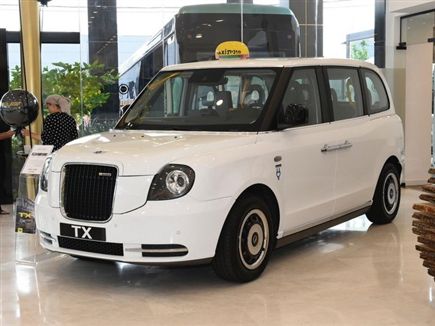 מונית לונדונית חשמלית-היברידית