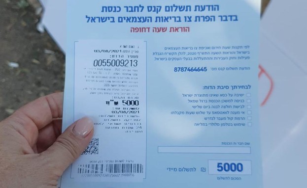 מחאת העסקים הקטנים נגד דוחות הקורונה (צילום: התאחדות המלאכה והתעשייה)